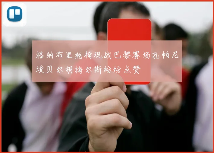 格纳布里轮椅观战巴黎赛场孔帕尼埃贝尔胡梅尔斯纷纷点赞